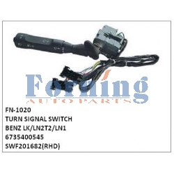 6735400545, SWF201682, TURN SIGNAL SWITCH FN-1020 for BENZ LK/LN2 T2/LN1