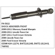 ASH-12274, BW7Z18124B, BW7Z-18124-B, 740502 Front Shock Absorber FN-5022 for 2009-2011 Mercury Grand Marquis, 2008-2011 Lincoln Town Car,2007-2011 Ford Crown Victoria, 2006 Lincoln Town Car,2005 Ford Crown Victoria