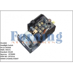 HS-22,HS-37G  Headlight Switch, FN-2003  for DODGE