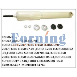 KYB KG5497 MONROE# 34760 Shock Absorber- Front  FN-5023 for Ford E150, E250, E350, Ford Ecololine