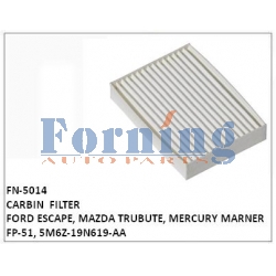 FP-51, 5M6Z-19N619-AA CARBIN  FILTER FN-5014 FOR FORD ESCAPE, MAZDA TRUBUTE, MERCURY MARNER